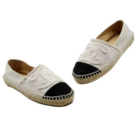 chanel linen espadrilles|chanel espadrilles price euro.